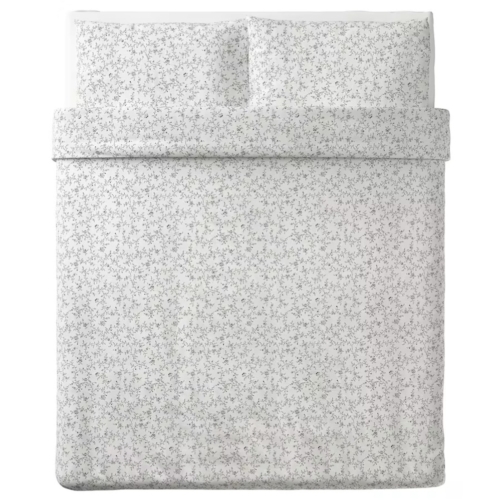 Floral Gray Bedding Set